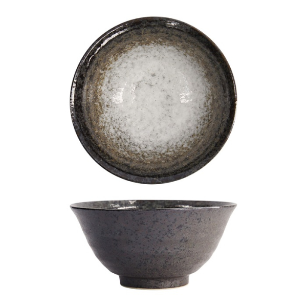 Tokyo Design Studio Nudelschale Mino Yaki, Steinzeug, Ø 20 × 10 cm, 1,4 l