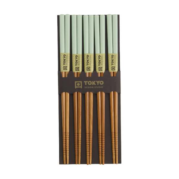 Bamboo Mint Chopstick Set at g-HoReCa