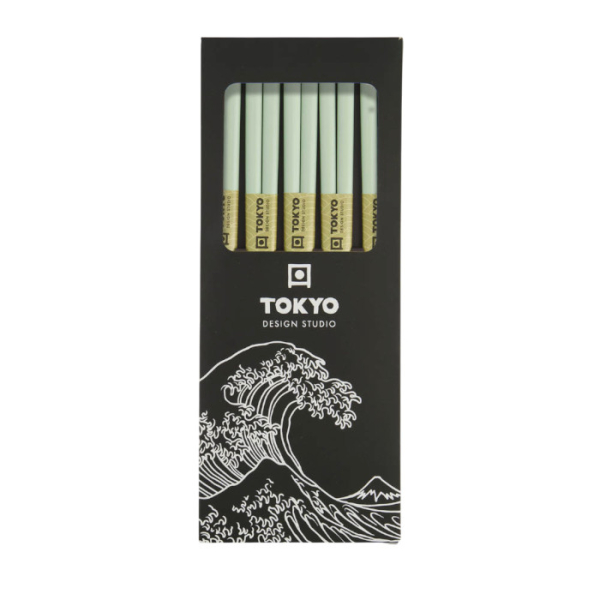 TDS, 5 Paar Essstäbchen, Bamboo Minze, Art.-Nr. 14460