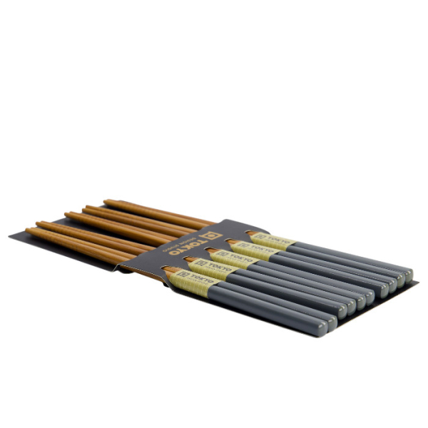 TDS, 5 Paar Essstäbchen, Bamboo Grau, Art.-Nr. 14463