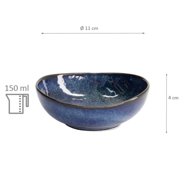 Cobalt Blue Oval Bowl at g-HoReCa (picture 5 of 5)