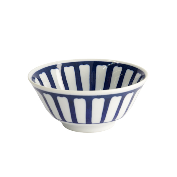 Rice Bowl Mixed Bowls White/Blue, Porcelain, Ø 15 × 7 cm, 550 ml, Item No. 14993