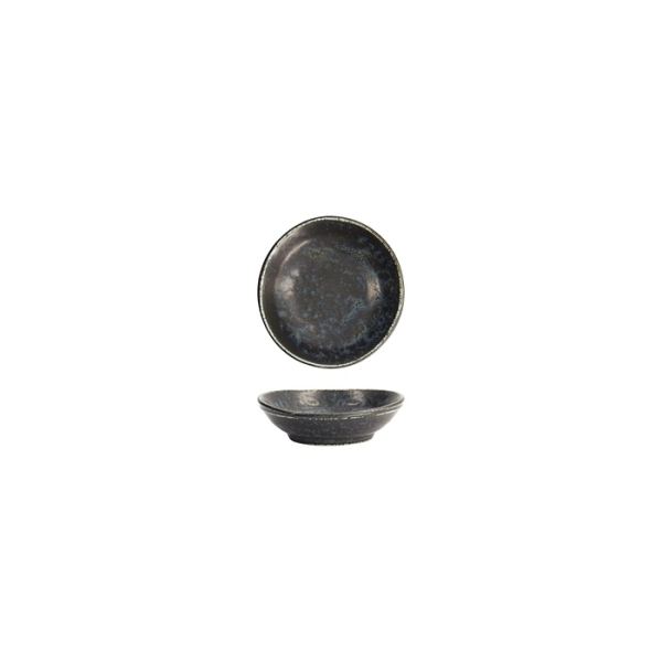 Tokyo Design Studio Saucenschale Onyx Noir Schwarz, Steinzeug, Ø 8,2 × 2,3 cm