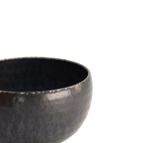 Bowl Onyx Noir Black, Stoneware, Ø 13 × 4 cm, 640 ml, Item No. 15539