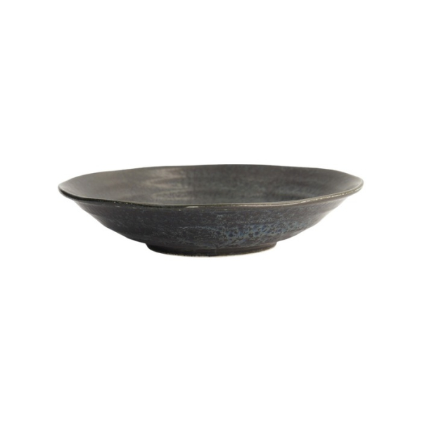 Teller Onyx Noir Schwarz, Steinzeug, Ø 25,3 × 4,5 cm, Art.-Nr. 15544