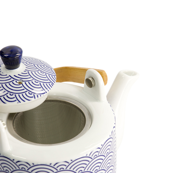 TDS, Teapot, Nippon Blue, Dots, Ø 12x18.5 cm 0.8 Ltr. - Item No. 15635