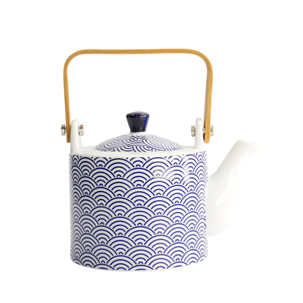 TDS, Teapot, Nippon Blue, Dots, Ø 12x18.5 cm 0.8 Ltr. - Item No. 15635