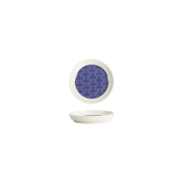 Tokyo Design Studio Teeuntersetzer Nippon Blue Dots, Porzellan, Ø 9 × 1,5 cm