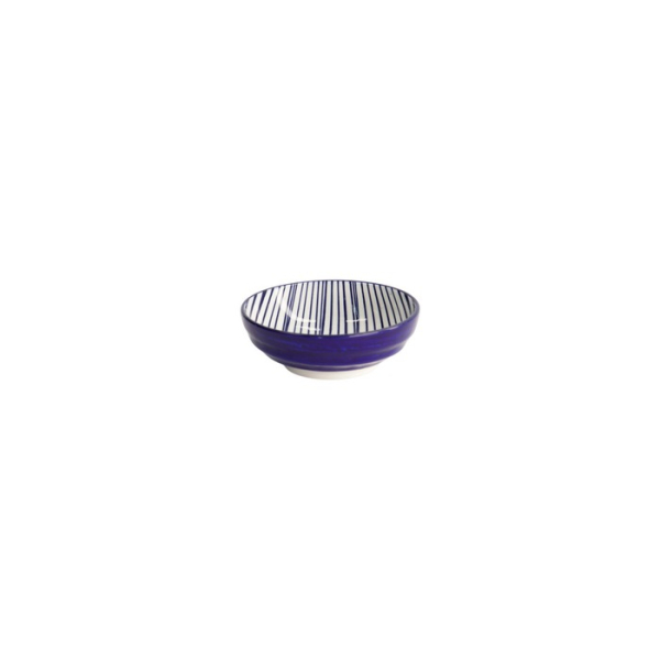 Sauce Bowl Nippon Blue Lines Blue/White, Porcelain, Ø 9.5 × 3 cm, 150 ml, Item No. 15988