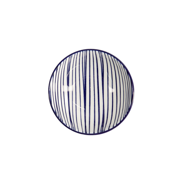 TDS, Sauce Bowl, Nippon Blue, Lines, Ø 9.5 x 3cm - Item No. 15988