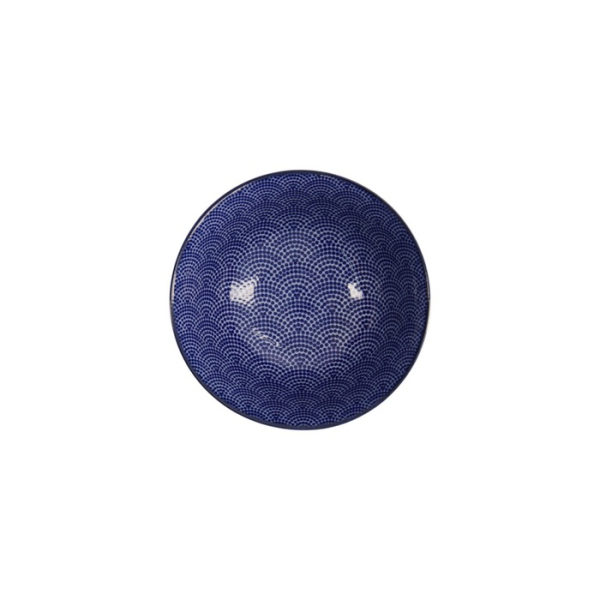Tayo-Schale Nippon Blue Dots Blau/Weiß, Porzellan, Ø 15,2 × 6,7 cm, 500 ml, Art.-Nr. 16007