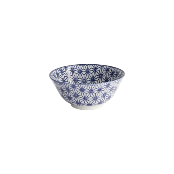 Tayo-Schale Nippon Blue Stars Blau/Weiß, Porzellan, Ø 15,2 × 6,7 cm, 500 ml, Art.-Nr. 16011