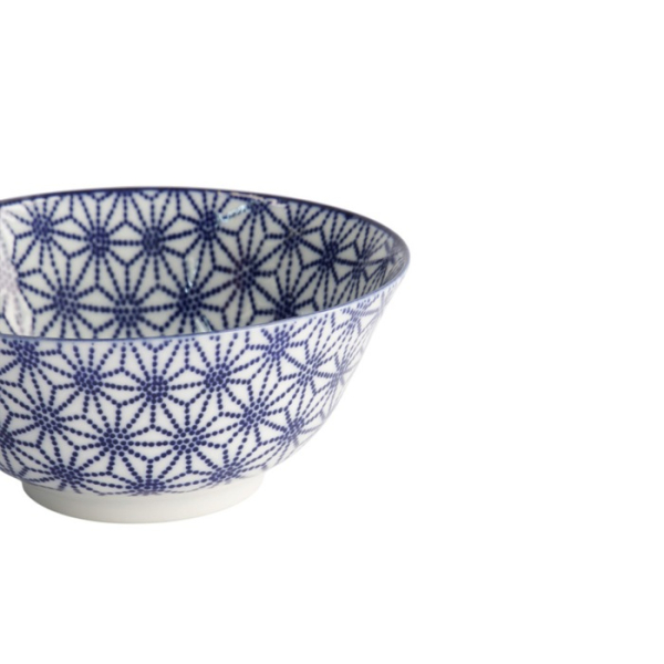 Tayo-Schale Nippon Blue Stars Blau/Weiß, Porzellan, Ø 15,2 × 6,7 cm, 500 ml, Art.-Nr. 16011