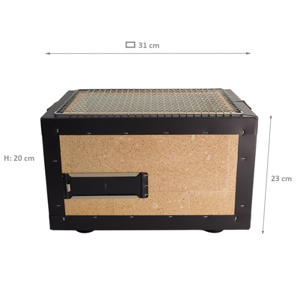 Konro Grill Diatomite inkl. Zubehör bei g-HoReCa (Bild 5 von 8)