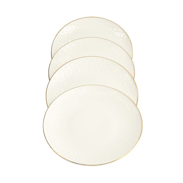 TDS, Teller Set, 4-tlg., Nippon White, Ø 19 cm, Art.-Nr. 16446