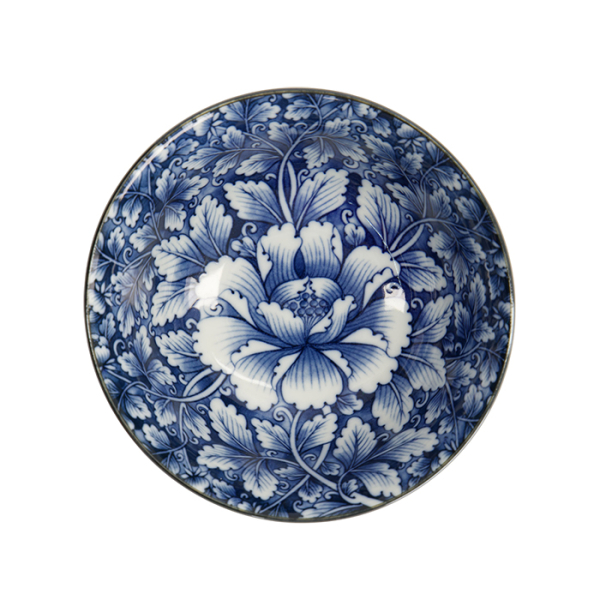 TDS, Bowl, Hana Blue Mixed Bowls, Ø 14.8 x 6.8 cm 550 ml, Dami Botan - Item No. 16521