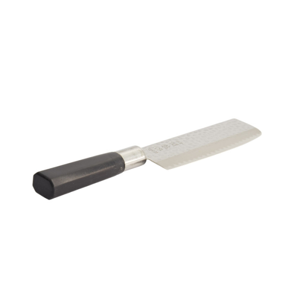 Edelstahl-Kochmesser (Gemüsemesser) Nakkiri 165 mm gehämmerter Stil  bei g-HoReCa (Bild 2 von 4)