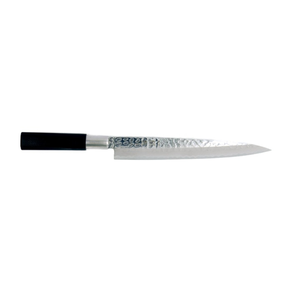 Sashimi Knife (Filleting Knife) Hammered Style, Stainless Steel, Blade 21 cm
