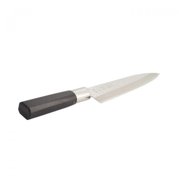 Edelstahl-Kochmesser (Fleischmesser) Gyuto 180 mm gehämmerter Stil  bei g-HoReCa (Bild 2 von 4)