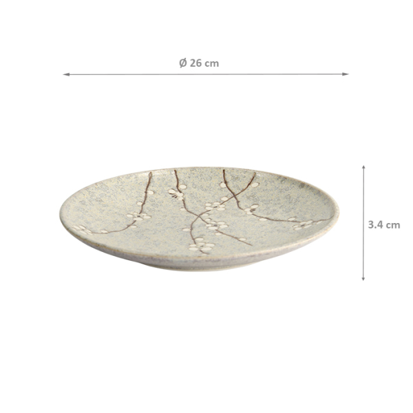 Grey Soshun Plate at g-HoReCa (picture 5 of 5)