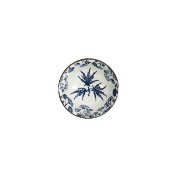 Bowl Flora Japonica Maple Blue/White, Porcelain, Ø 12 × 6.3 cm, 300 ml, Item No. 16697