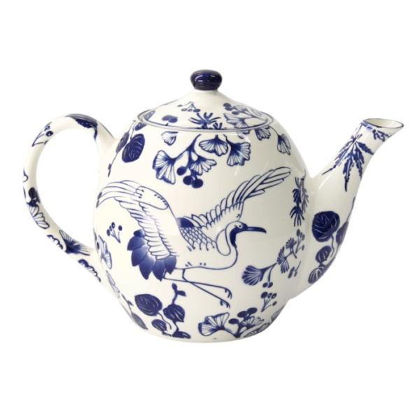 Tokyo Design Studio Teapot Flora Japonica Blue/White, Porcelain, 1.3 l