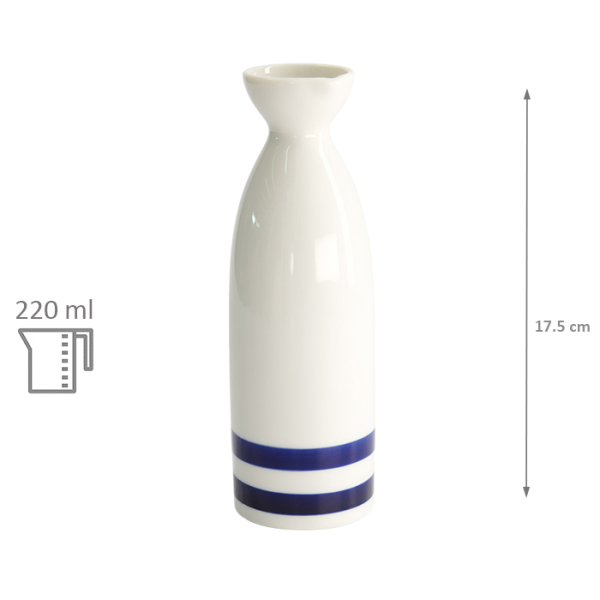 TDS, Sake-Flasche, Original Tasting Bottle Kiki, 5.6x17.3cm, 360ml, Art.-Nr.16794