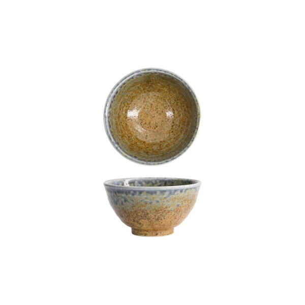 Tokyo Design Studio Bowl Reef Blue (Blue/Brown), Stoneware, Ø 11.8 × 6.3 cm, 320 ml