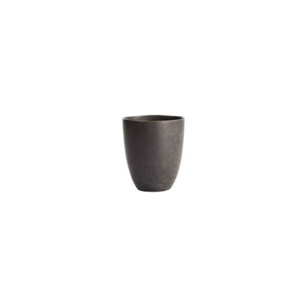Teebecher Onyx Noir Schwarz, Steinzeug, Ø 7,5 × 8,8 cm, 240 ml, Art.-Nr. 16918