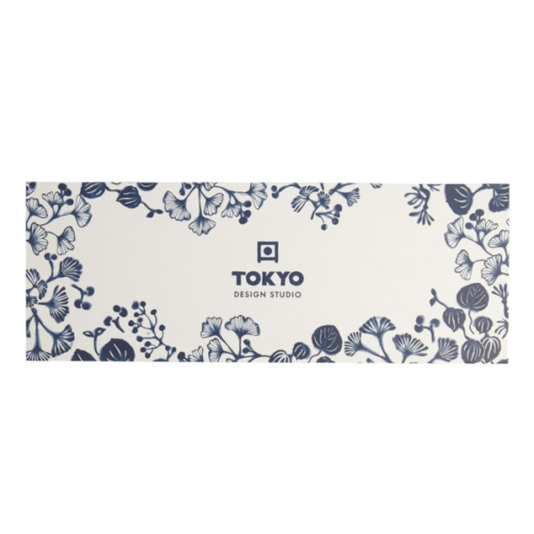 Tassen-Set mit Untertassen Flora Japonica Blau in Geschenkbox, 8-tlg., Porzellan, 250 ml, Art.-Nr. 16980