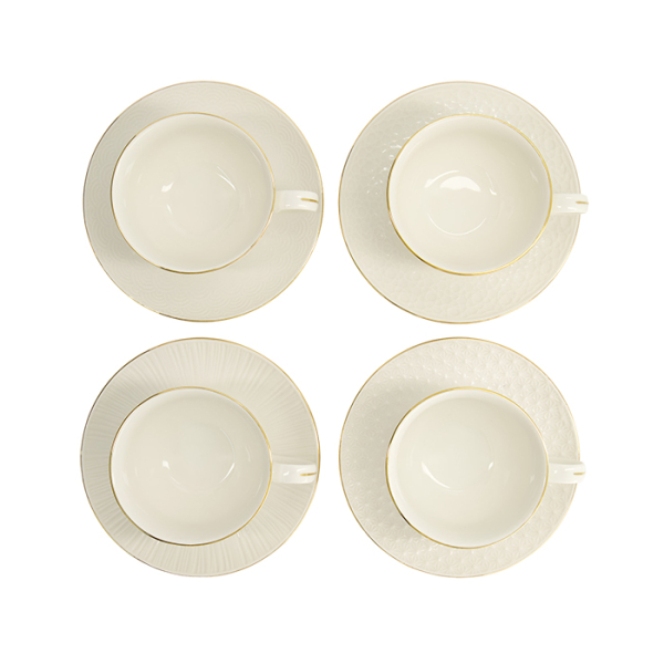 4 pcs Cup Set with saucers at g-HoReCa (picture 7 of 14)