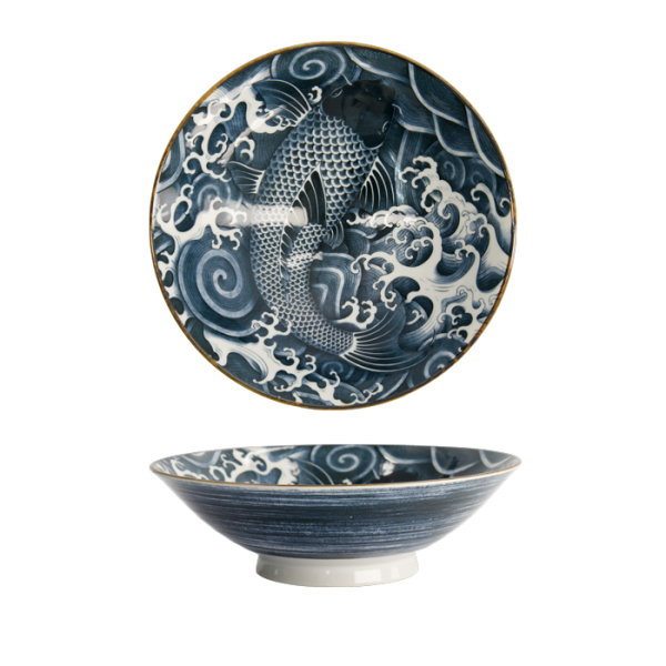 Darkgrey Japonism Bowl at g-HoReCa (picture 1 of 6)