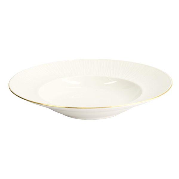 TDS, Pasta Teller, Nippon White, Lines, Ø 25,8 x 5 cm 300 ml - Art Nr. 17147