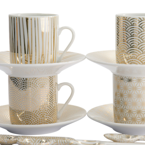 TDS, Espresso Set, Nippon Gold, 12-tlg., Art.-Nr. 17154