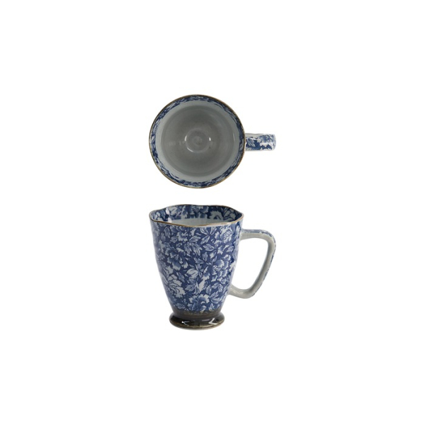 Tokyo Design Studio Mug Some Botan Blue/Grey, Stoneware, Ø 9 × 11 cm, 400 ml