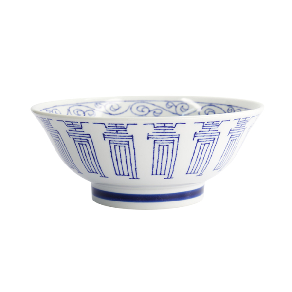 TDS, Ramen Schale, Mixed Bowls Kotobuki Blue, Ø 21,5 x 9 cm, Art.-Nr. 17745