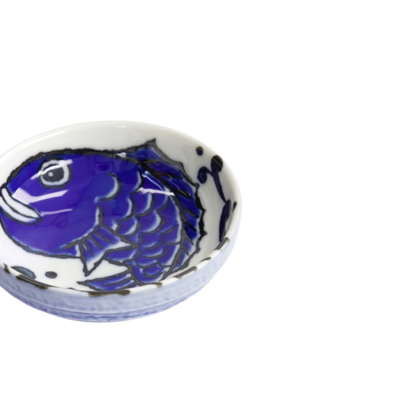 Saucenschale Seafood Snapper Blau, Porzellan, Ø 9,5 × 3 cm, 150 ml, Art.-Nr. 17767