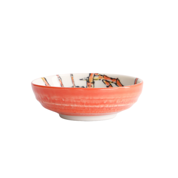 Saucenschale Seafood Hummer Rot, Porzellan, Ø 9,5 × 3 cm, 150 ml, Art.-Nr. 17774