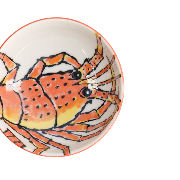 Saucenschale Seafood Hummer Rot, Porzellan, Ø 9,5 × 3 cm, 150 ml, Art.-Nr. 17774