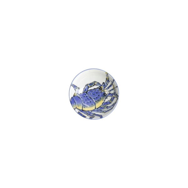 Saucenschale Seafood Hummer Blau, Porzellan, Ø 9,5 × 3 cm, 150 ml, Art.-Nr. 17775