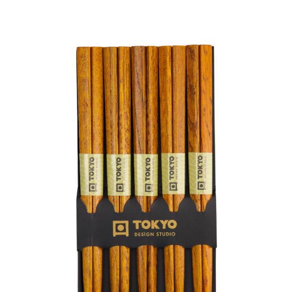TDS, Chopstick Set, Kitchenware, 5 pair, 22.5 cm, Item No. 17937