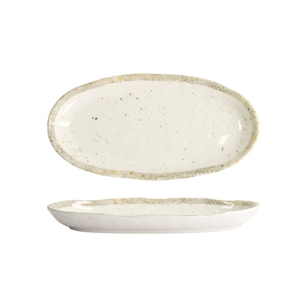 Tokyo Design Studio Plate Melamine Earthware, Melamine, 25.4 × 13 × 2.9 cm