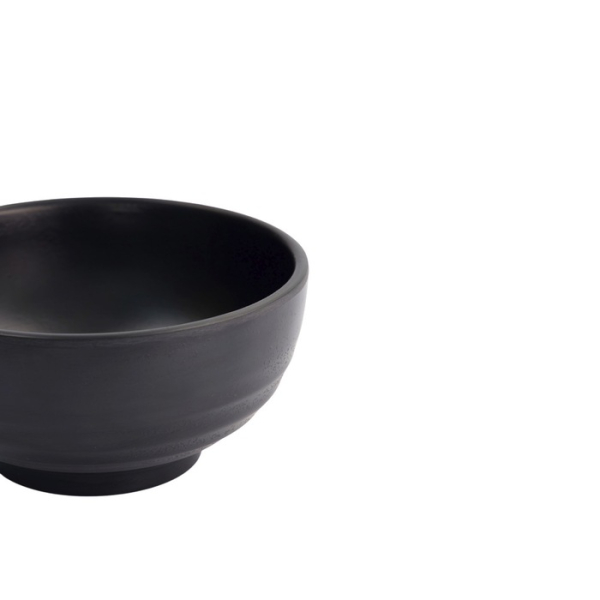 Bowl Black, Melamine, Ø 12.5 × 6 cm, 300 ml, Item No. 18234