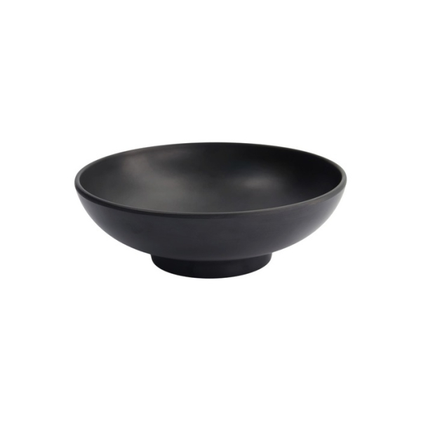 Bowl Black, Melamine, Ø 22.6 × 7.5 cm, 950 ml, Item No. 18235