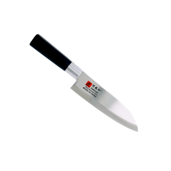 Santoku Knife (All-Purpose Knife) Sekiryu, Stainless Knife Steel, blade 16.5 cm, ABS plastic handle, Item No. 18287