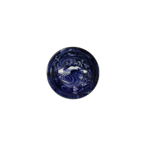 Bowl Japonism Crane Blue, Porcelain, Ø 12.7 × 6.8 cm, 350 ml, Item No. 18755