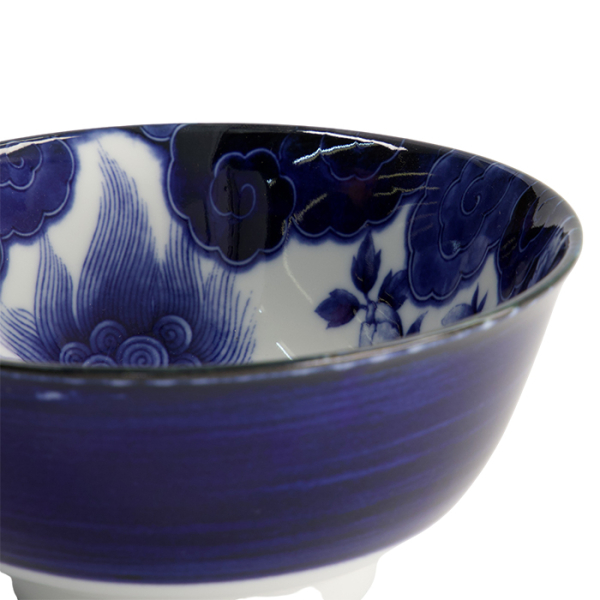 TDS, Japonism, Schale, Blau, Ø 12,7 x 6,8 cm, Lion - Art Nr: 18757