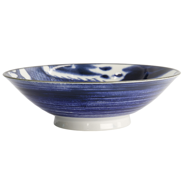 TDS, Japonism, Bowl, Blue, Ø 25.2 x 7.7 cm, Dragon - Item No: 18765