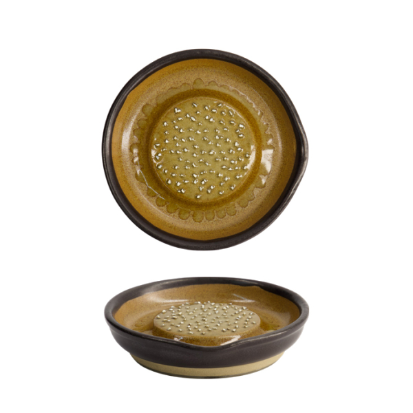 Reibeplatte Motoshige Klein Steingut Schwarz bei g-HoReCa (Bild 2 von 6)