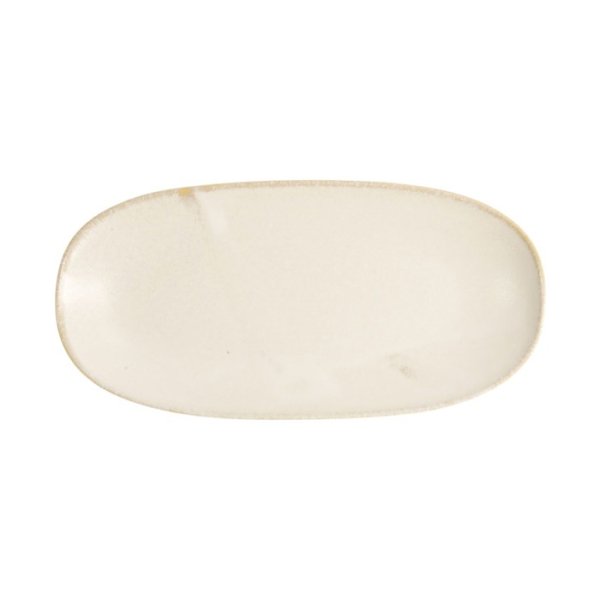 Sushi Plate Titanium Matte White, Porcelain, 28.5 × 14 × 2.5 cm, Item No. 20360
